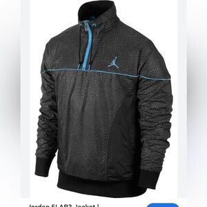 Air Jordan Retro-Style, 1/4 Zip Windbreaker, Sz XL